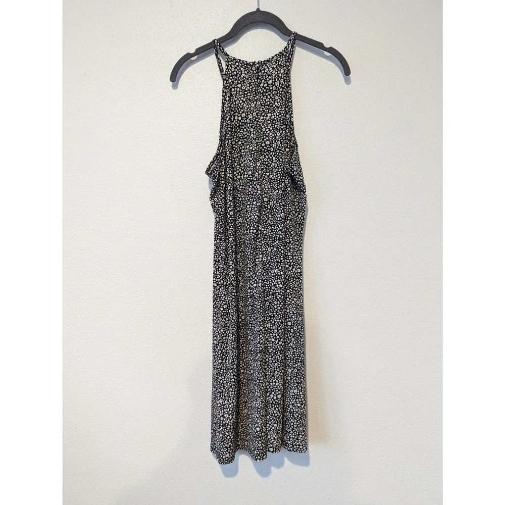 Michael Kors Black White Floral Knee Length Summer Dress - Picture 2 of 7
